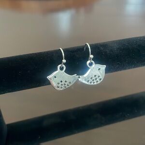 Silver Bird Earrings